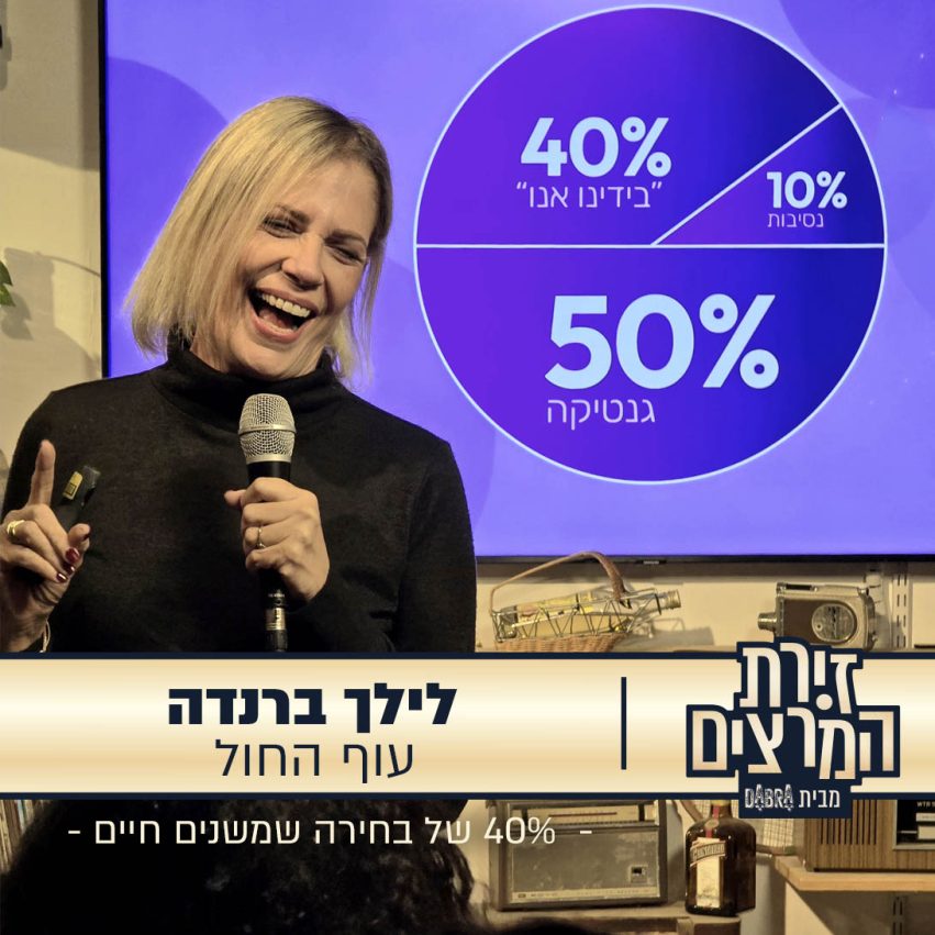 לילך ברנדה - הרצאה - עוף החול - זירת המרצים מבית דברא - קומוניקט 3